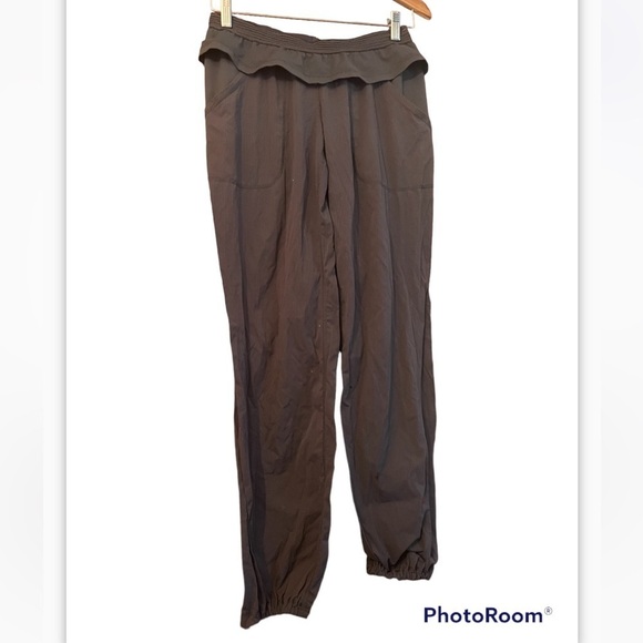 Lululemon Athletica Dance Studio Full Length Gray Pant Sz 8 Joggers - Picture 2 of 10